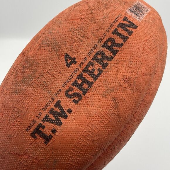 Vintage SHERRIN AFL Genuine Australian Leather Football Kangaroo Brand Size 4 - Picture 14 of 16